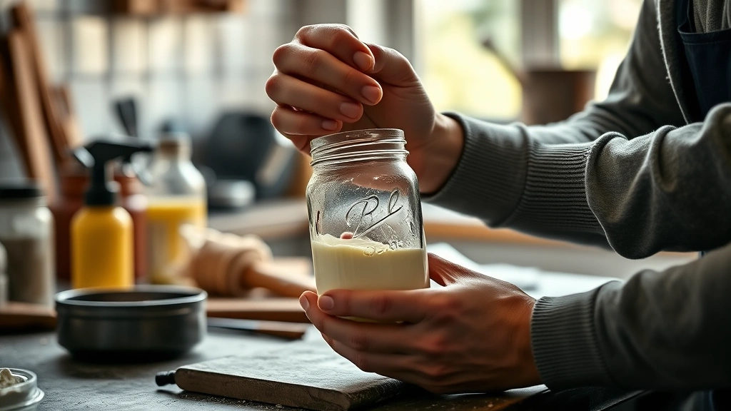 homemade butter recipe -
photorealistic hands working, workshop setting, professional photography, no te