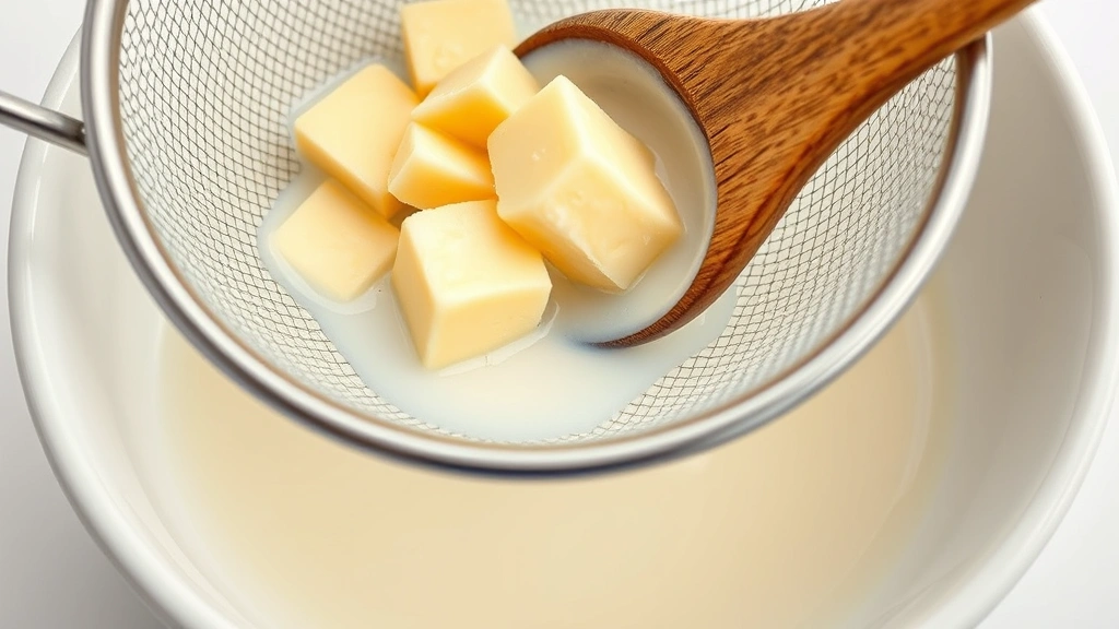 homemade butter recipe -
photorealistic close-up, macro photography, sharp focus, no text, isolated on c