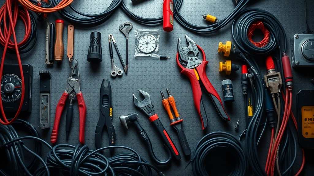 how do i connect my phone to my tv -
tools and cables visible
