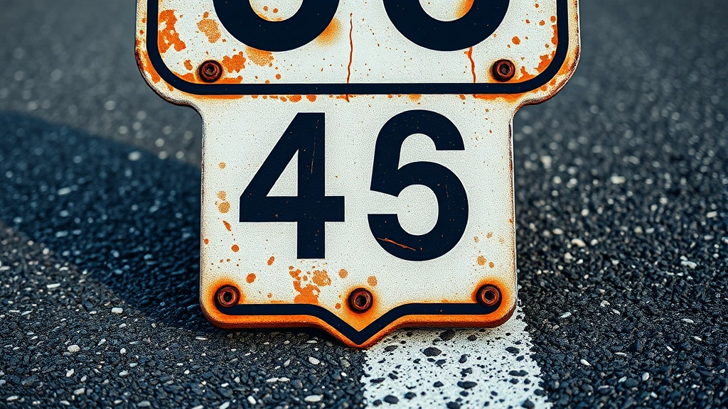 how far from dallas tx to houston tx -
photorealistic close-up of highway mile marker sign and road surface, sharp foc