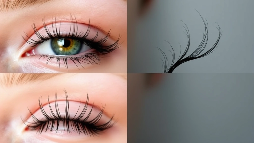 how long do lashes take to grow back -
dark eyelashes at different growth stages
