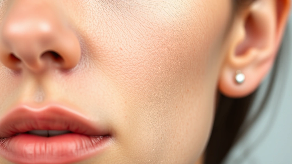 how long does accutane take to work -
photorealistic macro close-up of clear healthy skin texture after Accutane trea