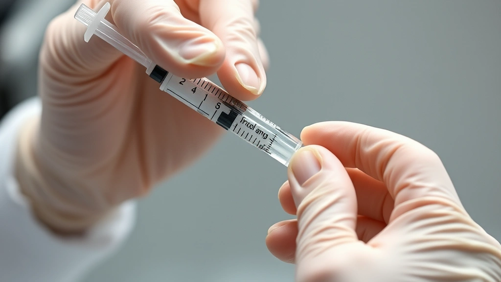 how long does botox take to work -
syringe in use
