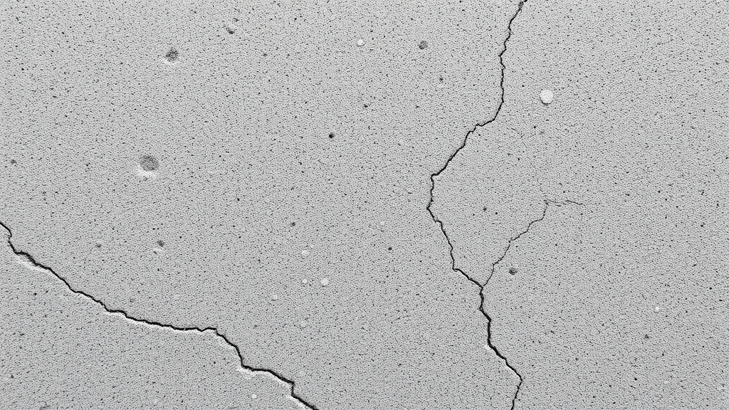 how long does cement take to dry -
Photorealistic close-up macro photography of concrete surface texture during cu