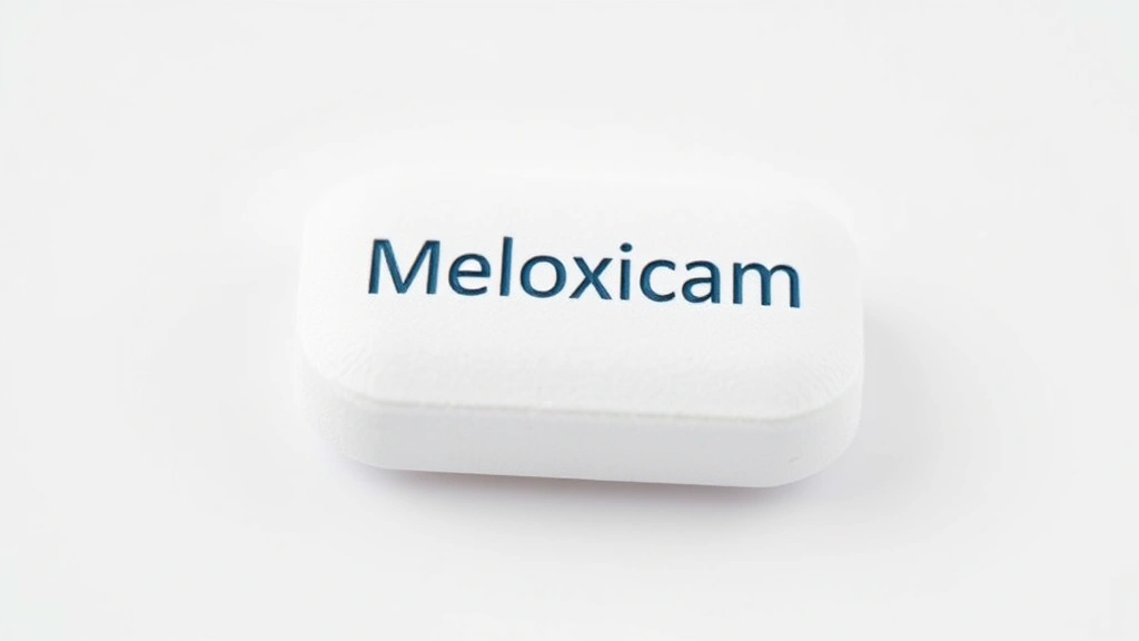 how long does it take for meloxicam to work -
Photorealistic close-up of meloxicam tablet with water droplets, macro photogra