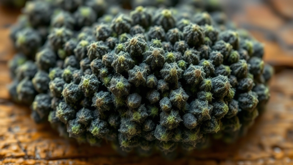 how long does it take for mold to grow -
Photorealistic close-up macro photography of mold spores under magnification, f