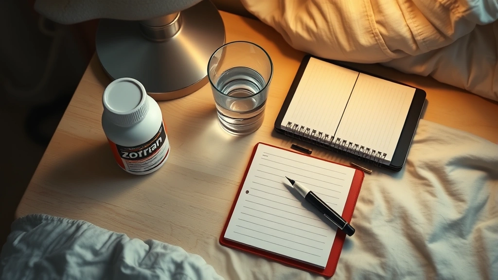 how long does it take for zofran to work -
Photorealistic overhead shot of a medication management setup with Zofran bottl