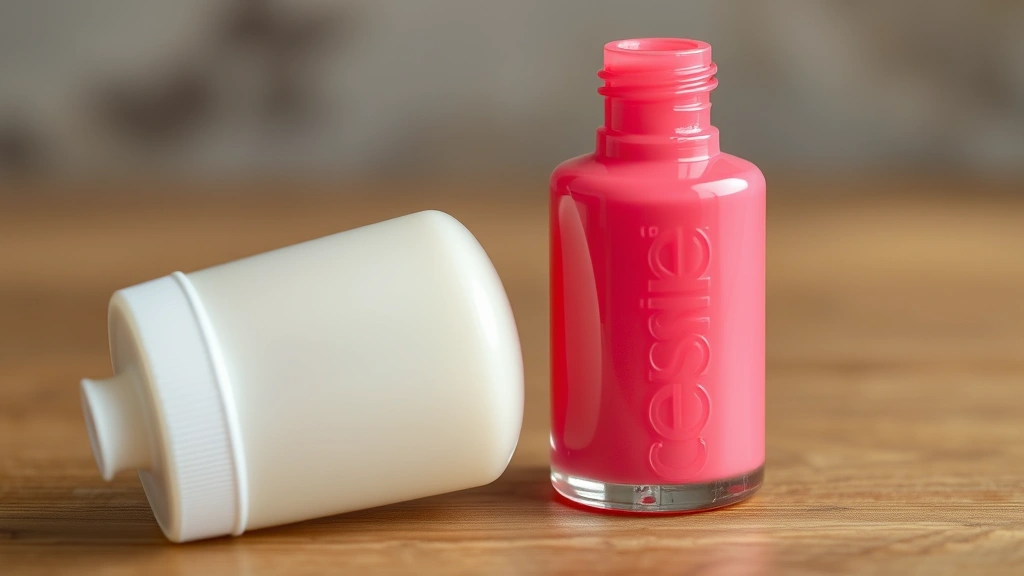 how long does it take nail polish to dry -
polish bottle visible
