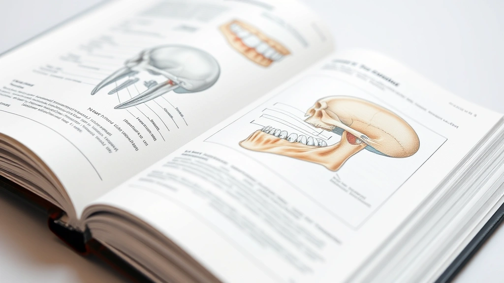 how long does it take to be a dentist -
photorealistic close-up of dental school textbook open with anatomical diagrams
