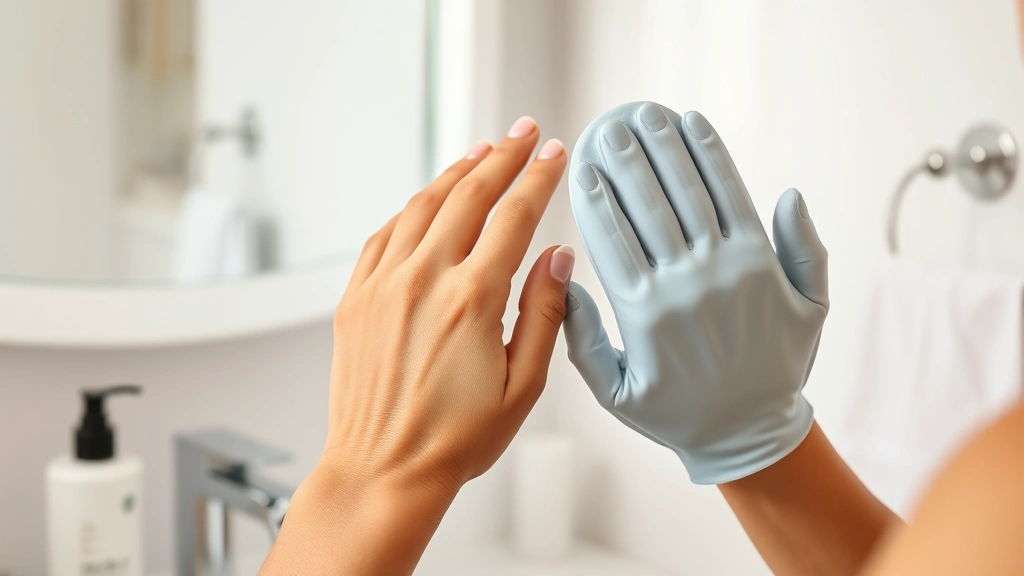 how long does it take to be a tan -
photorealistic hands working applying self-tanner lotion using a tanning mitt i