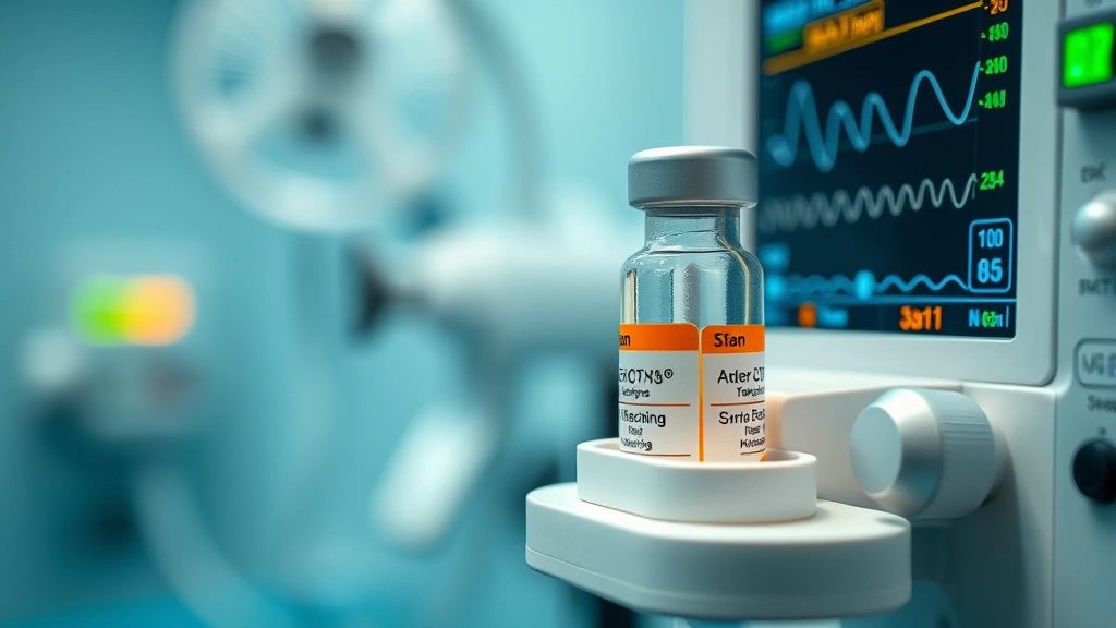 how long does it take to become a crna -
Photorealistic close-up macro photography of anesthesia equipment controls, med
