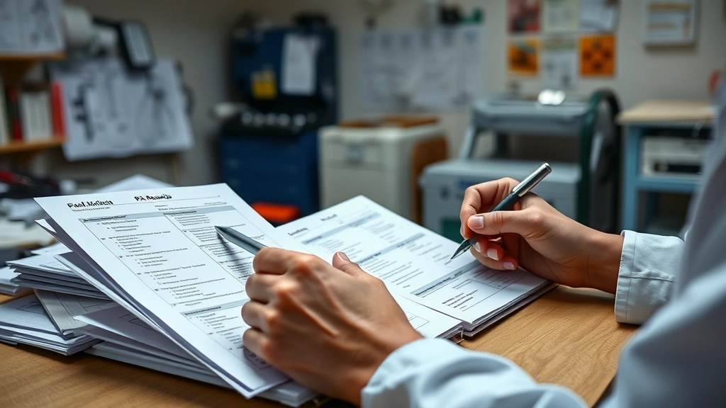how long does it take to become a pa -
Photorealistic hands working showing a PA student taking notes during clinical 