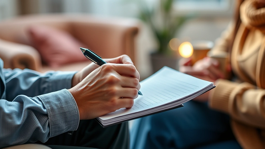 how long does it take to become a psychiatrist -
photorealistic hands of psychiatrist taking notes during patient consultation s