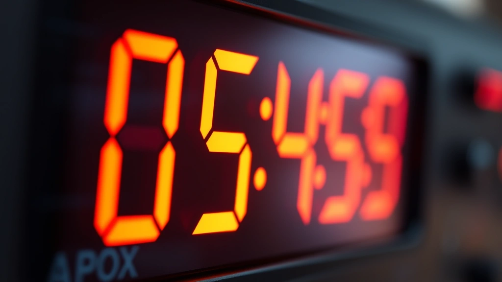 how long does it take to count to a billion -
photorealistic close-up macro photography of digital counter display showing nu