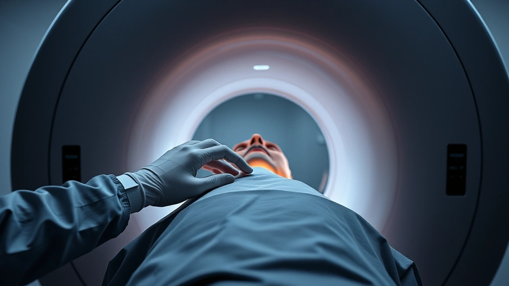 how long does it take to get ct scan results -
Photorealistic hands of CT technician positioning patient scanner

