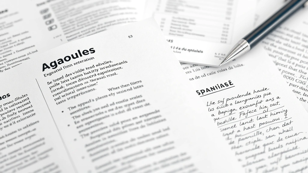 how long does it take to learn spanish -
photorealistic close-up macro photography of Spanish language learning material