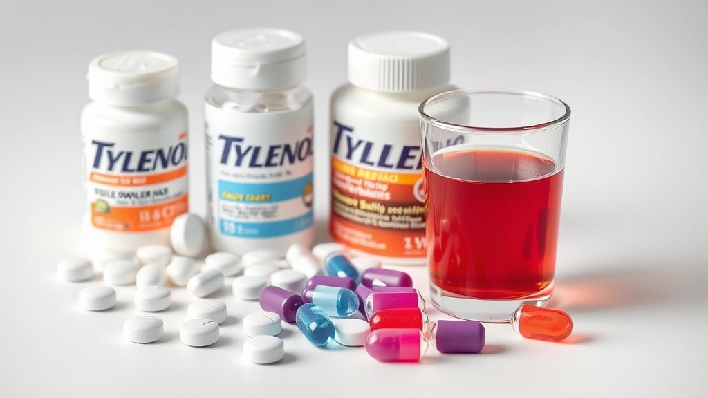 how long does it take tylenol to work -
Photorealistic display of different Tylenol formulations – tablets, caple