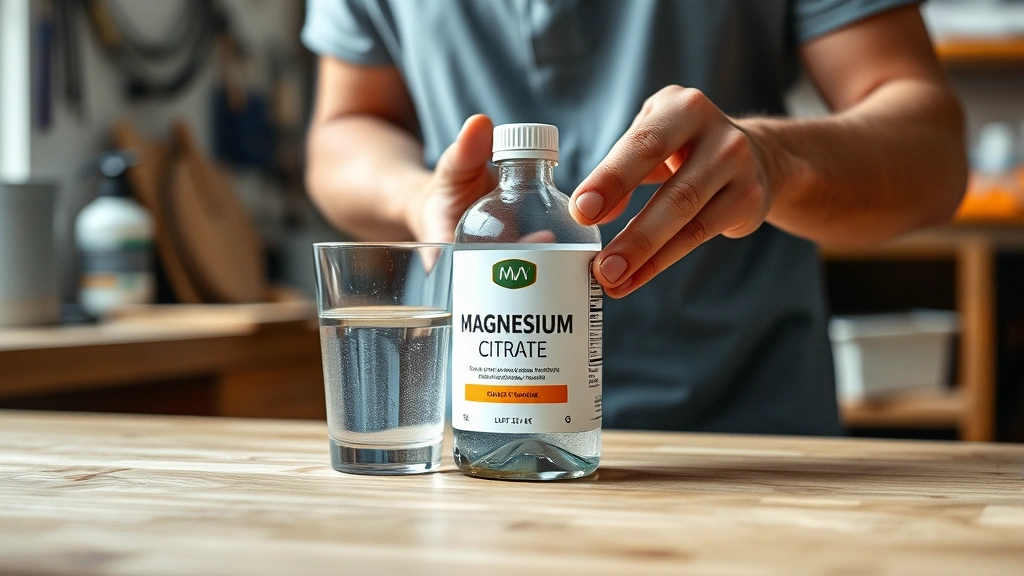 how long does magnesium citrate take to wear off -
Photorealistic close-up of hands holding a bottle of magnesium citrate liquid s