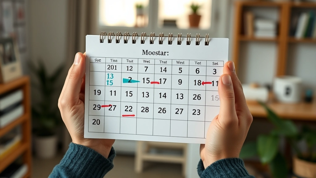 how long does nitrofurantoin take to work on a uti -
Photorealistic hands holding a calendar with days marked off, showing a 7-day m