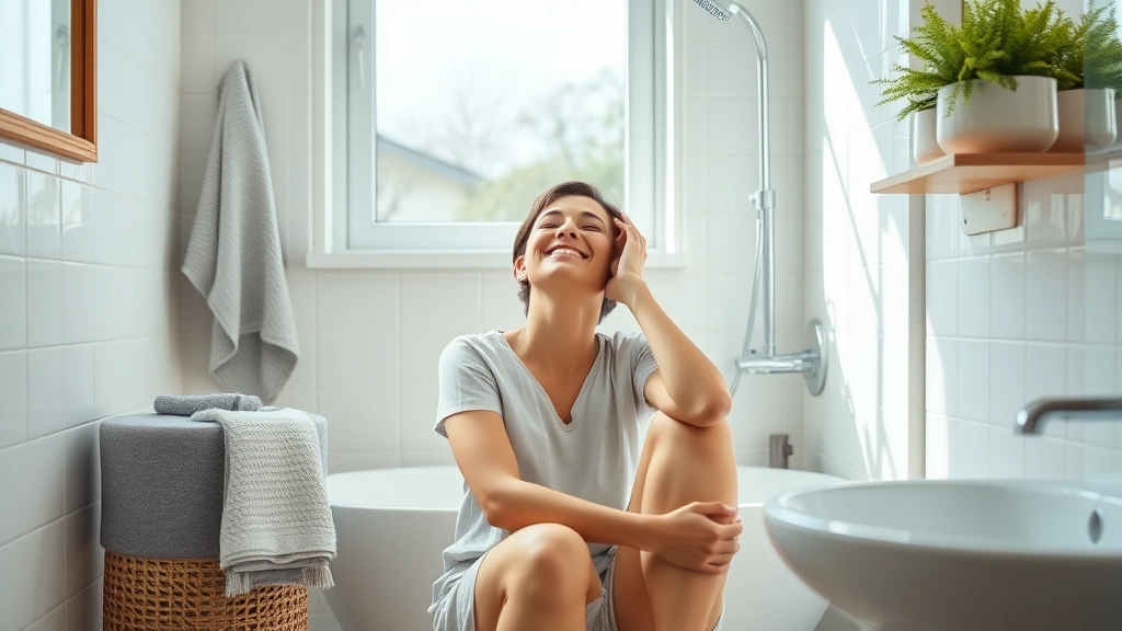 how long does nitrofurantoin take to work on a uti -
Photorealistic image of a person looking relieved and comfortable, sitting peac