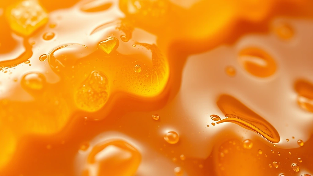 how long does royal honey take to kick in -
Photorealistic macro close-up of royal honey texture showing the golden amber c