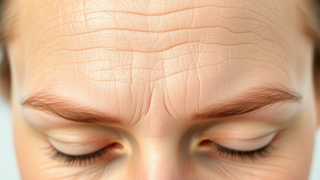 how long for botox to work -
photorealistic macro close-up of facial skin texture showing smoothed wrinkles 