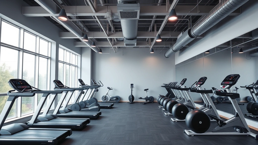 how long should i wait to workout after eating -
clean modern gym background