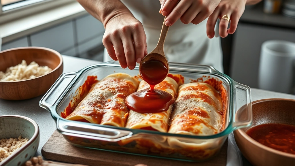 how long to bake enchiladas -
photorealistic hands working, workshop setting, professional photography, no te
