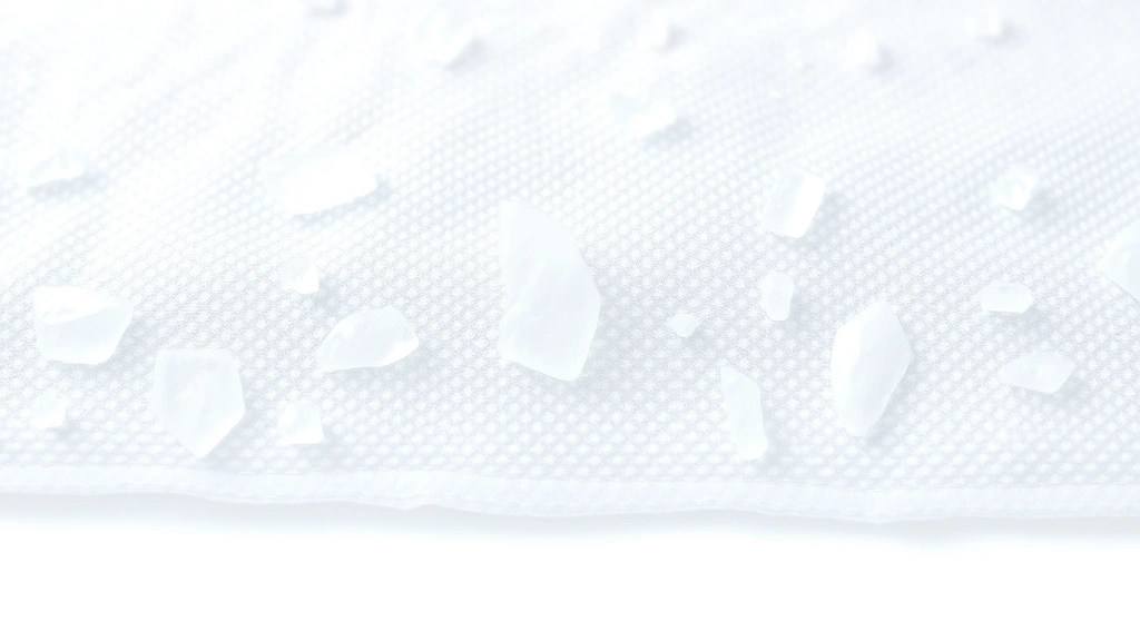 how long to bear -
photorealistic close-up macro photography of ice pack texture and medical compr