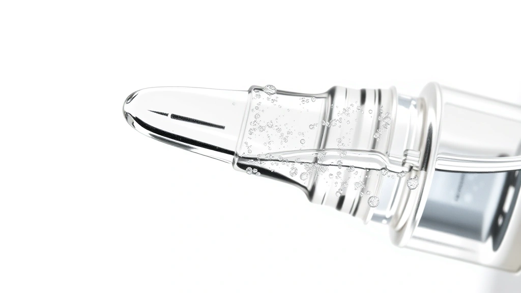 how long to leave hydrogen peroxide in ear -
Photorealistic macro photography of hydrogen peroxide solution with visible fiz