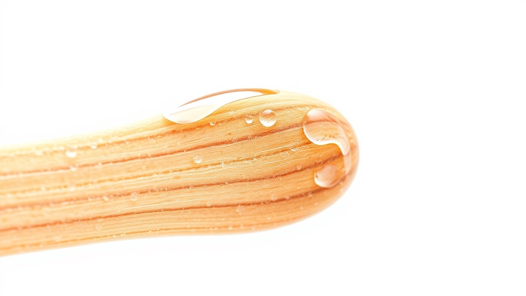 how long to soak toothpick -
photorealistic close-up macro photography of wooden toothpick cross-section sho