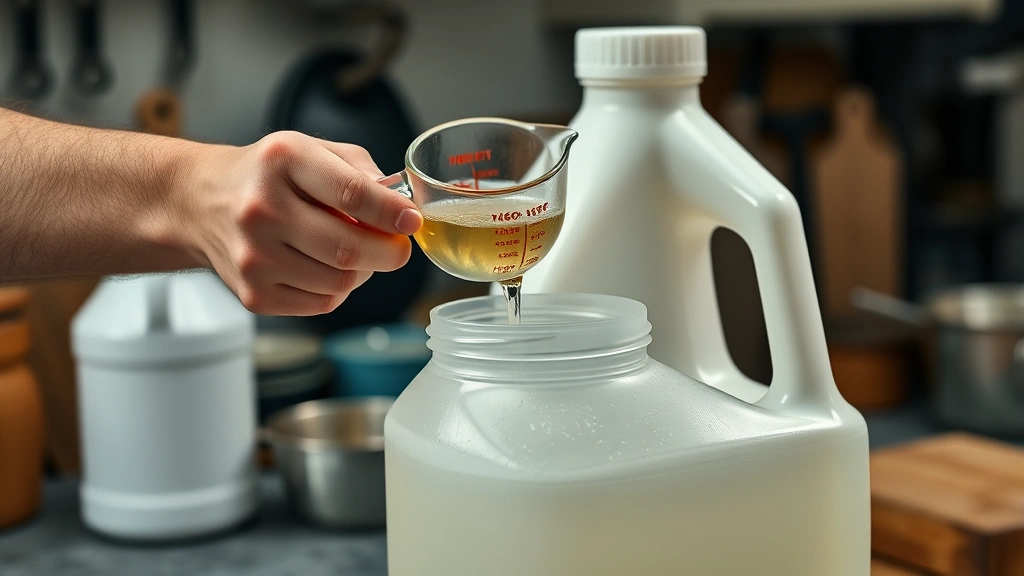 how many 16 oz to a gallon -
photorealistic hands working, workshop setting, professional photography, no te