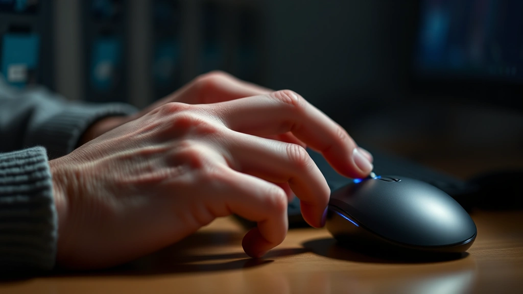 how many contracts to risk 250 emini gold futures -
focused on hand movements and mouse interaction
