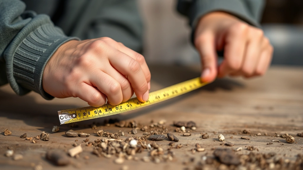 how many kilometers to a meter -
hands actively measuring
