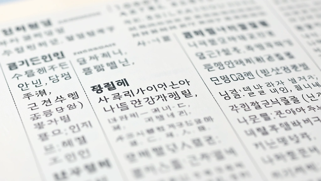 how many months to become fluent in korean -
Photorealistic close-up macro photography of Korean textbook pages showing Hang