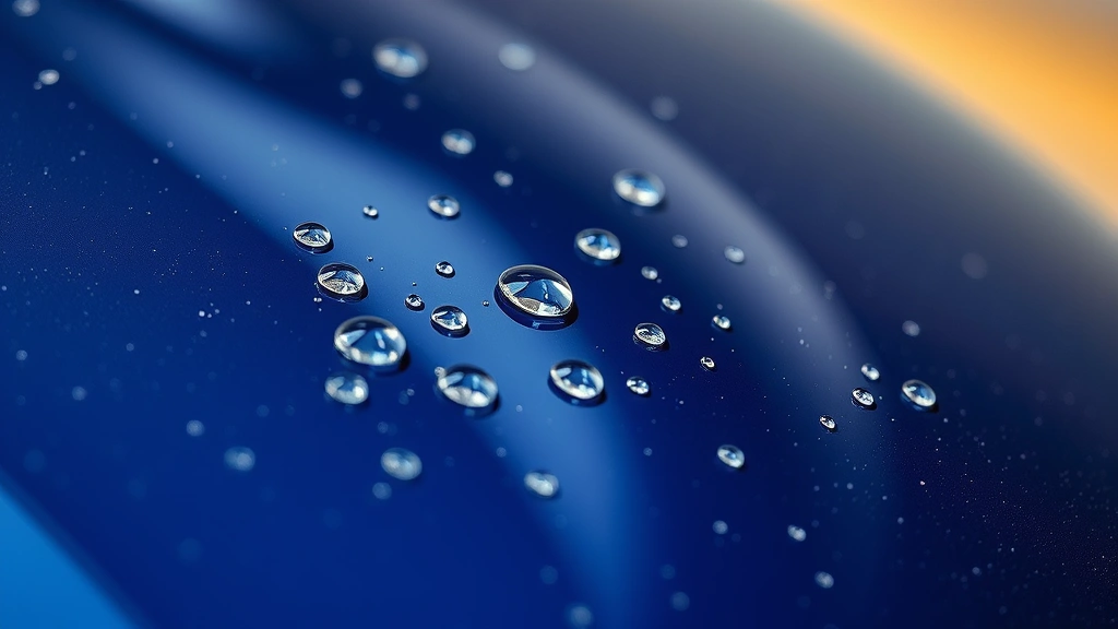 how much does it cost to detail a car -
photorealistic close-up macro photography of car paint surface showing ceramic 