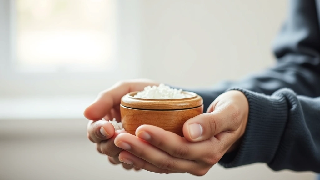 how much does it cost to get cremated -
Photorealistic close-up of hands holding a small wooden cremation urn with ashe