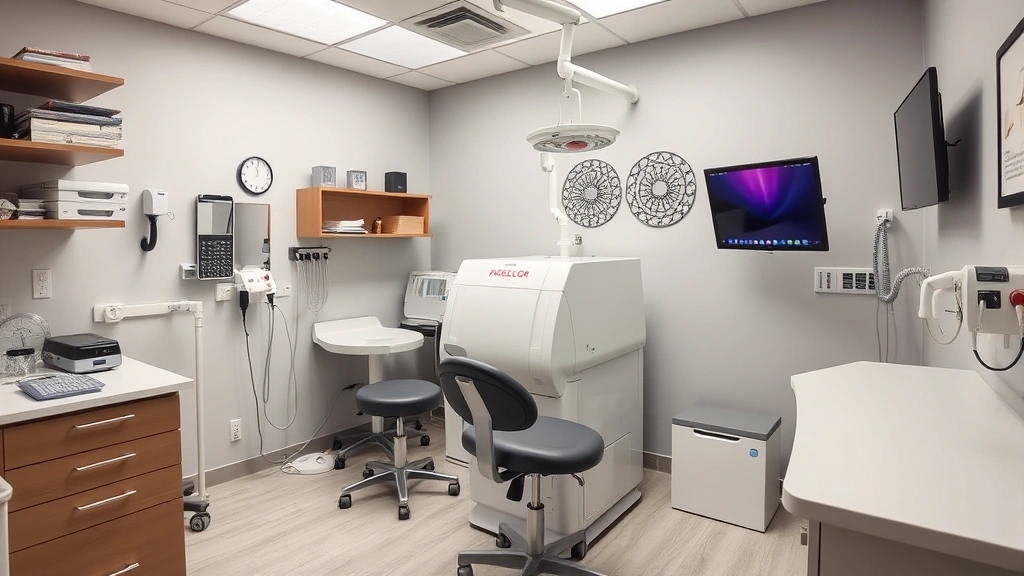 how much does it cost to get your ears pierced -
professional piercing studio workspace with autoclave visible
