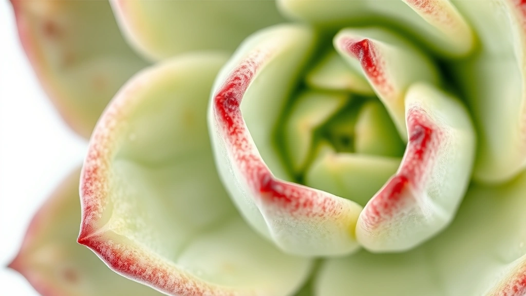 how often to water succulents -
Photorealistic close-up macro photography of succulent leaf texture showing hea