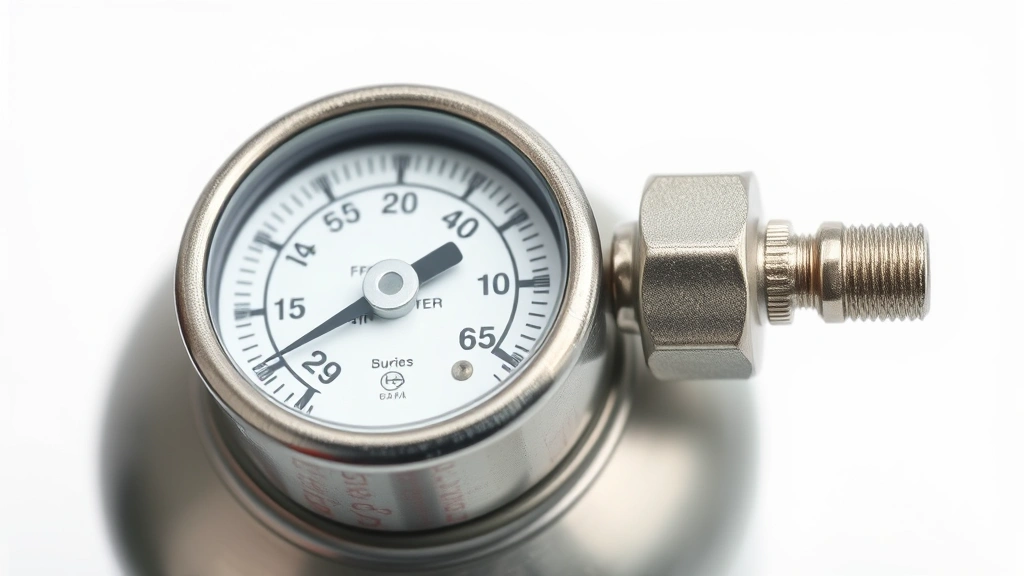 how to add freon to automobile air conditioner -
Photorealistic close-up macro photography of freon recharge can with pressure g