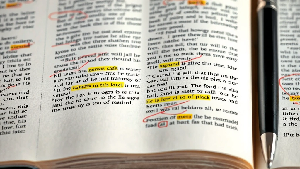 how to annotate a book -
Photorealistic close-up macro photography of annotated book pages showing detai