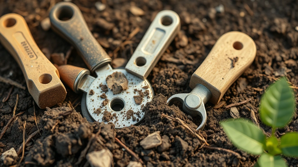 how to attract wildlife -
tools and soil visible
