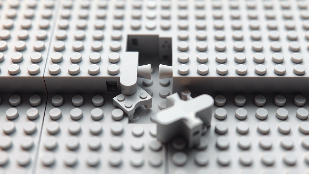 how to base build glitch nms -
photorealistic close-up macro photography of interlocking glitched base buildin