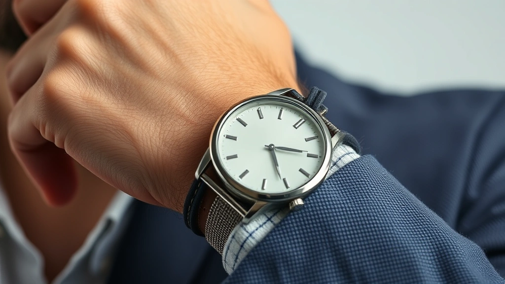 how to be cool -
photorealistic close-up of someone’s personal style details like watch, c