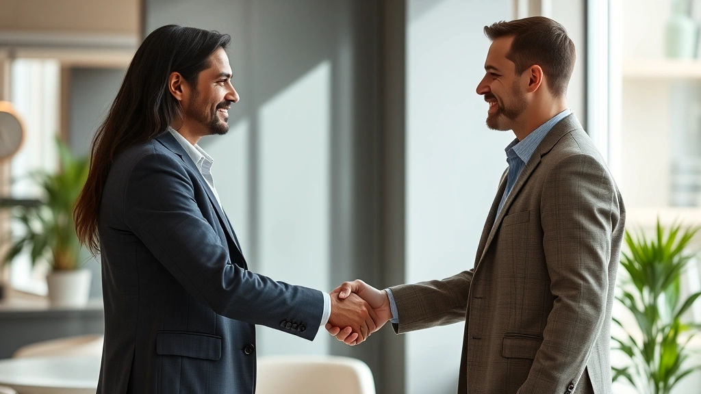 how to be popular mark finley -
two people shaking hands or in conversation
