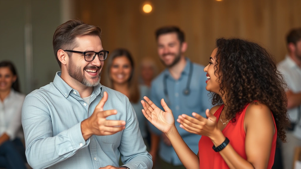 how to be popular mark finley -
genuine smiles and engaged body language
