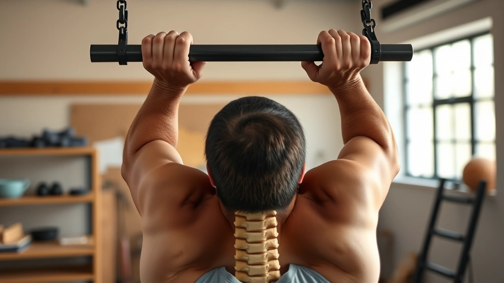 how to be taller -
Photorealistic hands performing spinal stretches and decompression exercises, p