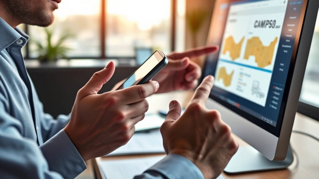 how to become a freight broker -
Photorealistic hands of a freight broker negotiating a deal, holding a phone an