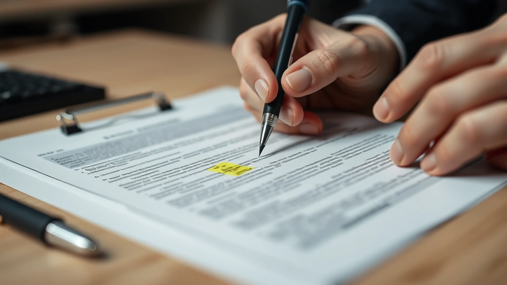 how to become a legal assistant -
Photorealistic close-up macro photography of legal documents being reviewed wit