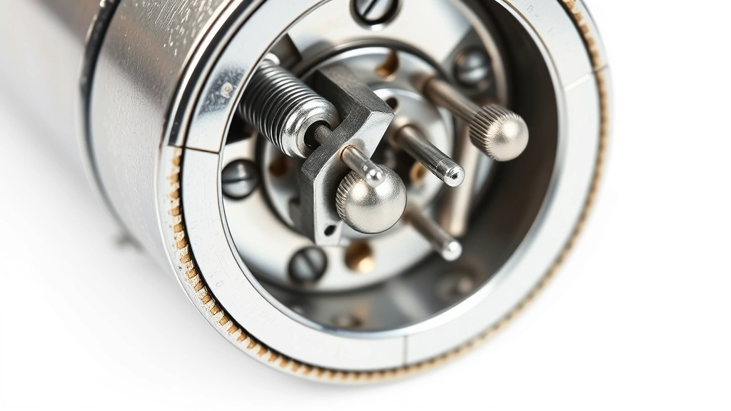 how to become a locksmith -
Photorealistic close-up macro photography of lock mechanism showing pin tumbler